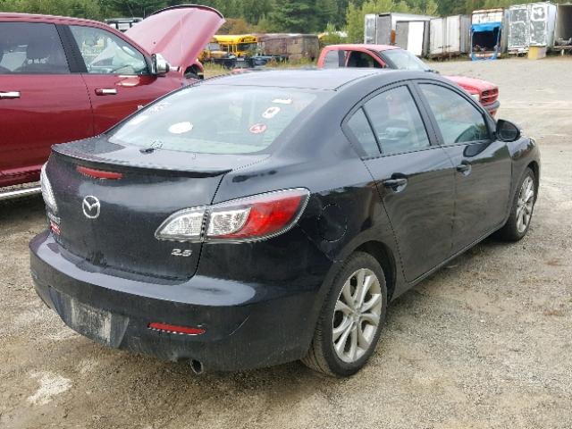 JM1BL1S66A1133199 - 2010 MAZDA 3 S BLACK photo 4