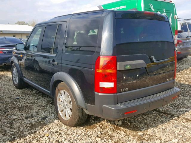 SALAE25417A422272 - 2007 LAND ROVER LR3 SE BLACK photo 3