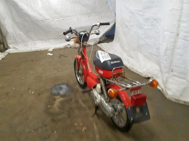 JS1FZ11A7L2100855 - 1990 SUZUKI FA50 MZD RED photo 3