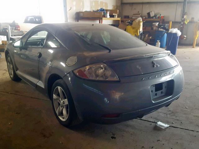 4A3AK24F66E047907 - 2006 MITSUBISHI ECLIPSE GS CHARCOAL photo 3