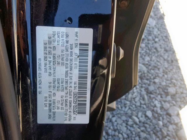 JM3ER29L490229063 - 2009 MAZDA CX-7 BLACK photo 10