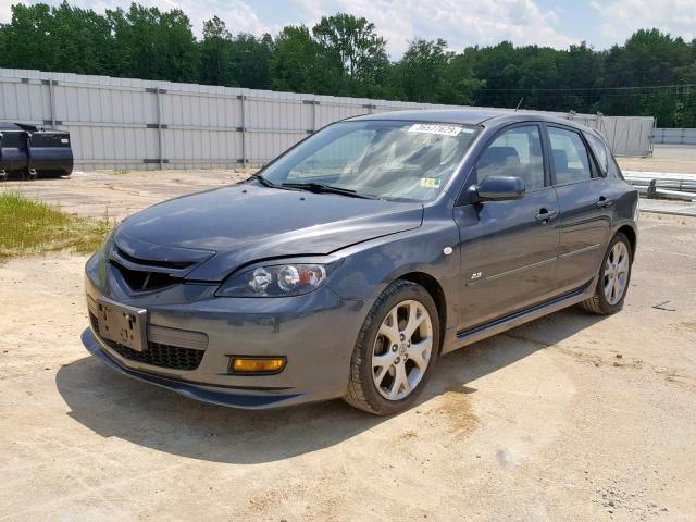 JM1BK344791212869 - 2009 MAZDA 3 S GRAY photo 2