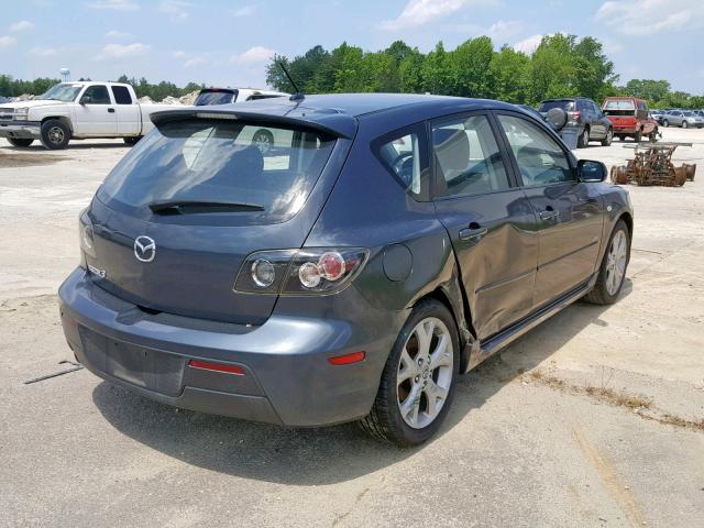 JM1BK344791212869 - 2009 MAZDA 3 S GRAY photo 4