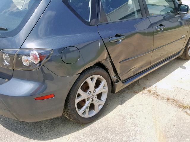 JM1BK344791212869 - 2009 MAZDA 3 S GRAY photo 9