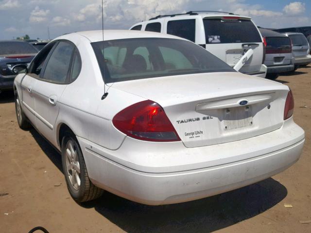 1FAFP56U76A252124 - 2006 FORD TAURUS SEL WHITE photo 3