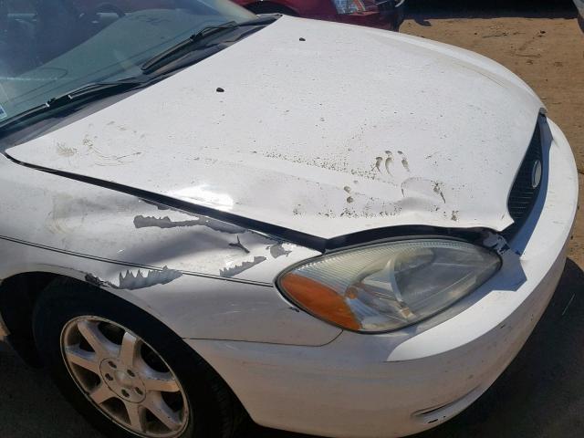 1FAFP56U76A252124 - 2006 FORD TAURUS SEL WHITE photo 9