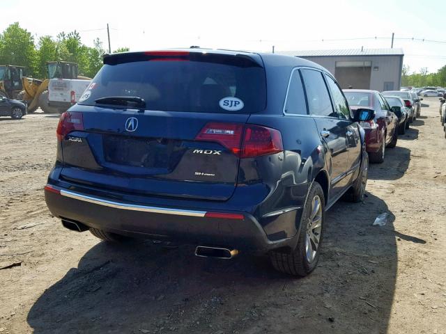 2HNYD2H61CH541631 - 2012 ACURA MDX ADVANC BLUE photo 4