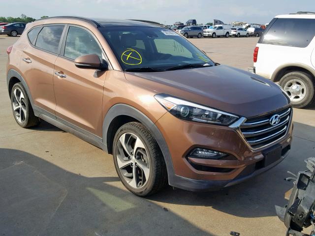 KM8J3CA23GU110374 - 2016 HYUNDAI TUCSON LIM BROWN photo 9