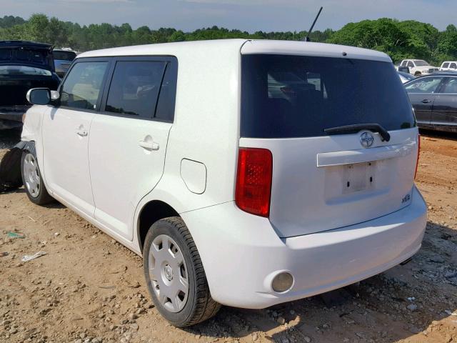 JTLKE50E091061590 - 2009 TOYOTA SCION XB WHITE photo 3