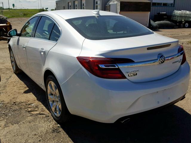 2G4GM5EX7H9111731 - 2017 BUICK REGAL WHITE photo 3