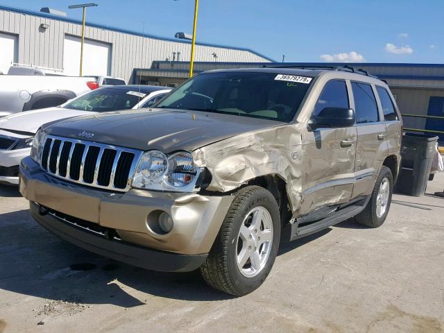 1J8HR58N55C534339 - 2005 JEEP GRAND CHER GOLD photo 2