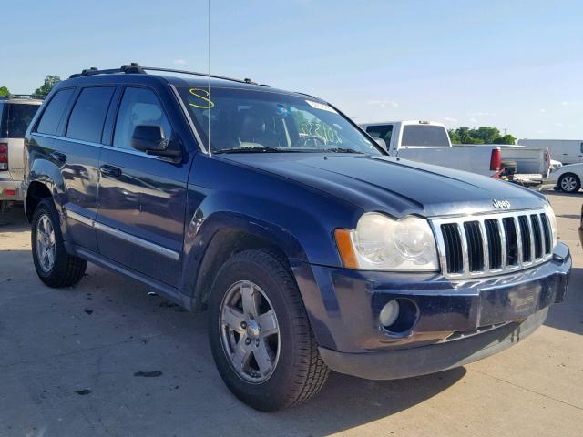 1J4HS58N35C619038 - 2005 JEEP GRAND CHER BLUE photo 1