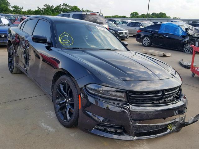 2C3CDXHG3HH529045 - 2017 DODGE CHARGER SX BLACK photo 1