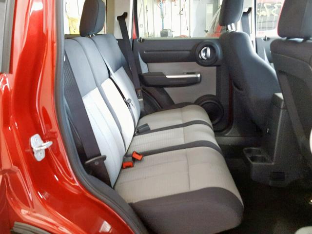 1D8GT58K67W736717 - 2007 DODGE NITRO SLT RED photo 6