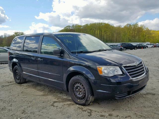 2A8HR44H88R708099 - 2008 CHRYSLER TOWN & COU BLACK photo 1