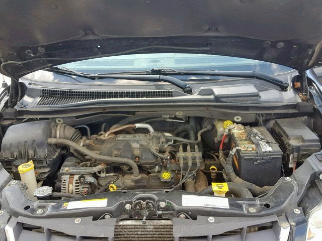 2A8HR44H88R708099 - 2008 CHRYSLER TOWN & COU BLACK photo 7