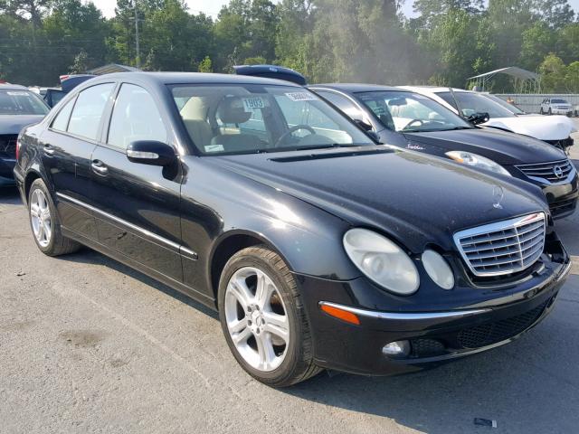 WDBUF56J46A975440 - 2006 MERCEDES-BENZ E 350 BLACK photo 1