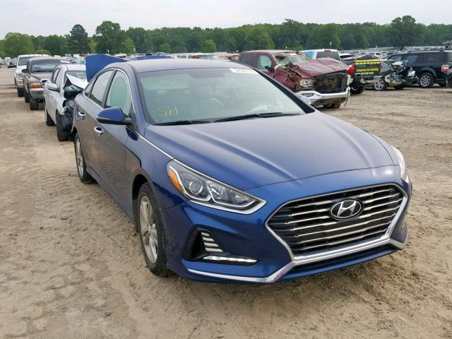 5NPE34AF4JH644564 - 2018 HYUNDAI SONATA SPO BLUE photo 1