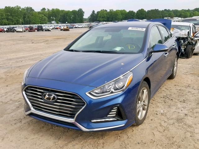 5NPE34AF4JH644564 - 2018 HYUNDAI SONATA SPO BLUE photo 2