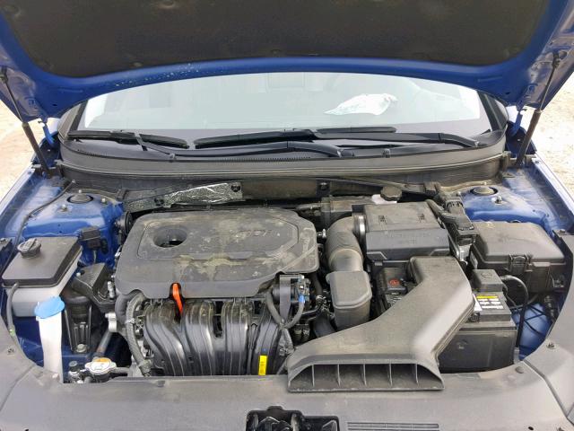 5NPE34AF4JH644564 - 2018 HYUNDAI SONATA SPO BLUE photo 7