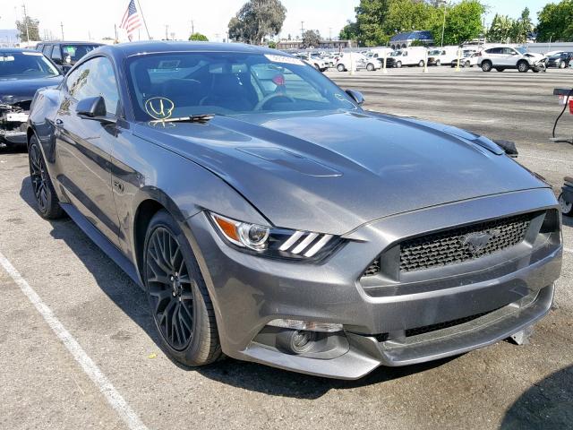 1FA6P8CF9H5330566 - 2017 FORD MUSTANG GT CHARCOAL photo 1