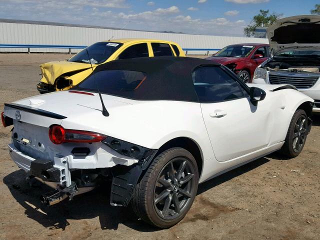 JM1NDAC78G0103122 - 2016 MAZDA MX-5 MIATA WHITE photo 4