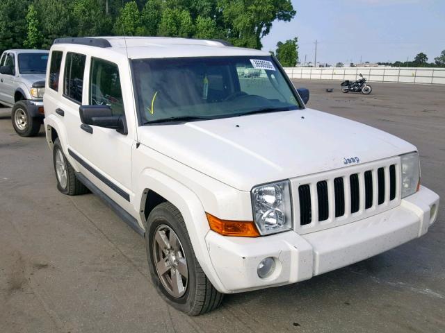 1J8HG48N96C228794 - 2006 JEEP COMMANDER WHITE photo 1