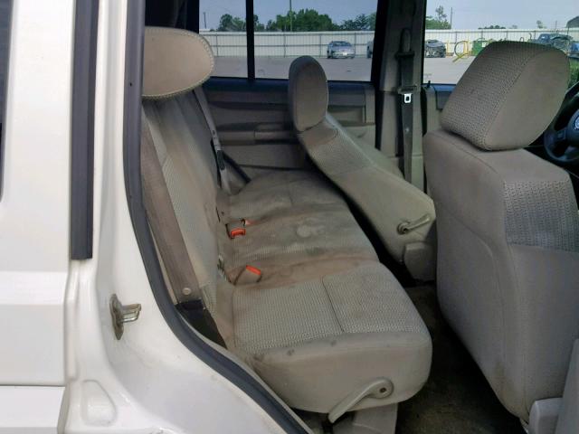 1J8HG48N96C228794 - 2006 JEEP COMMANDER WHITE photo 6