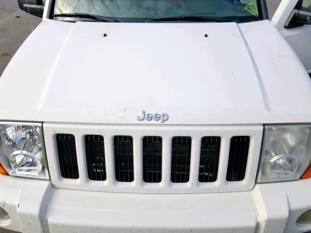 1J8HG48N96C228794 - 2006 JEEP COMMANDER WHITE photo 7