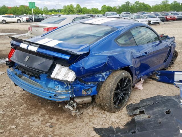 1FA6P8JZ7H5526034 - 2017 FORD MUSTANG SH BLUE photo 4