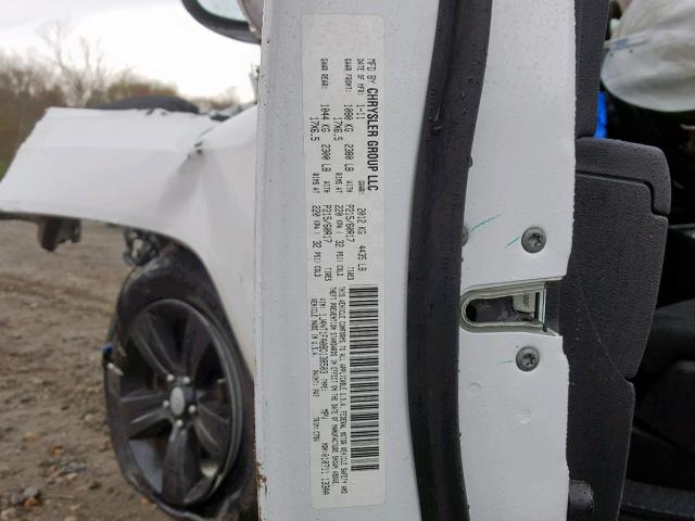 1J4NT1FA0BD138503 - 2011 JEEP COMPASS SP Ақ фото 10