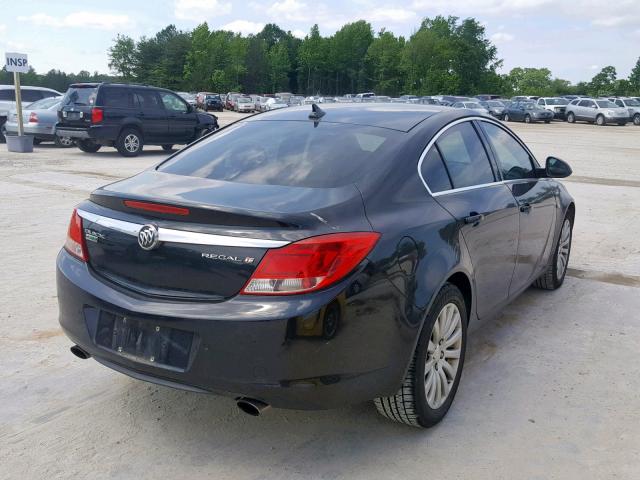 W04GY5GV1B1069759 - 2011 BUICK REGAL CXL BLACK photo 4