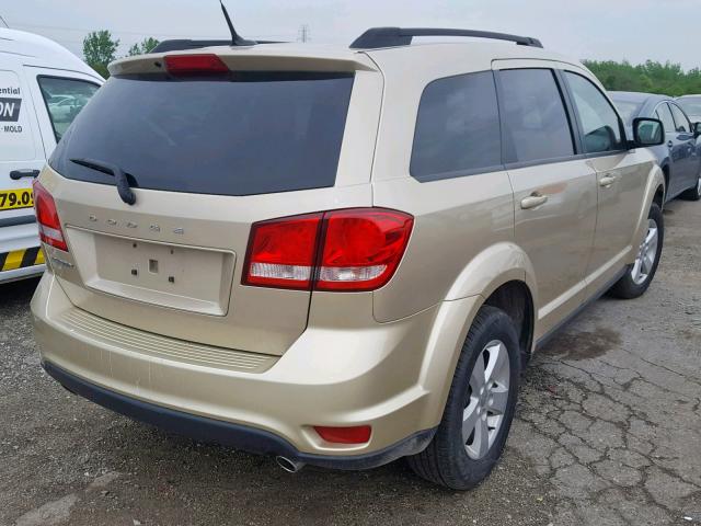 3D4PG1FG0BT526822 - 2011 DODGE JOURNEY MA GOLD photo 4