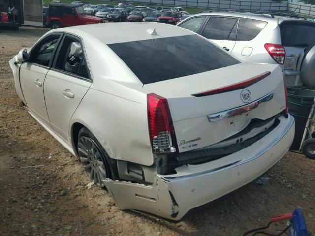 1G6DJ5ED6B0165936 - 2011 CADILLAC CTS PERFOR WHITE photo 3