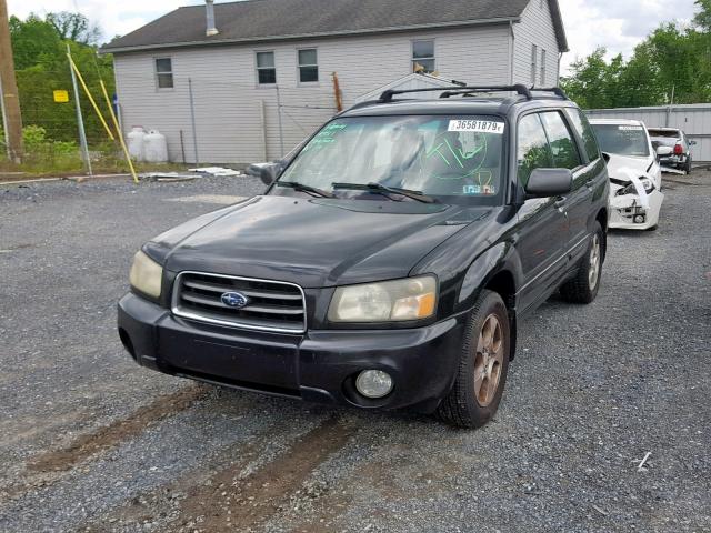 JF1SG65653H706302 - 2003 SUBARU FORESTER 2 BLACK photo 2