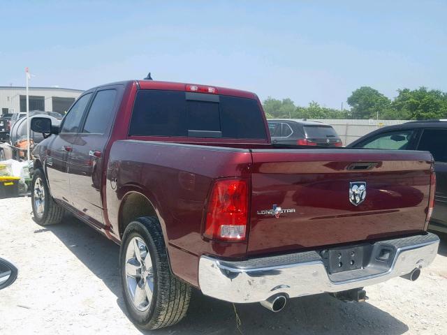 1C6RR6LM1HS596726 - 2017 RAM 1500 SLT BURGUNDY photo 3