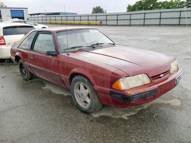 1FABP41E7JF300502 - 1988 FORD MUSTANG LX RED photo 1