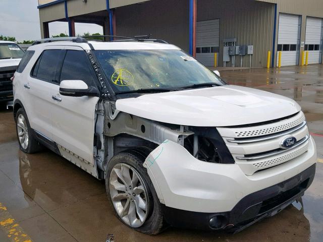 1FMHK7F86CGA64148 - 2012 FORD EXPLORER L WHITE photo 1