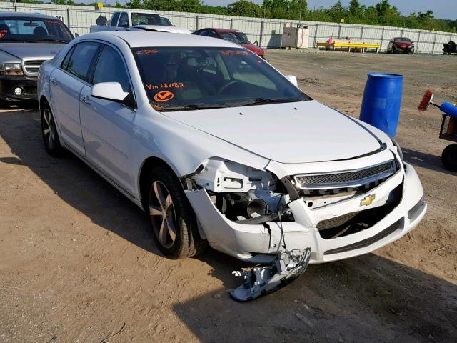 1G1ZC5E01CF187182 - 2012 CHEVROLET MALIBU 1LT WHITE photo 1