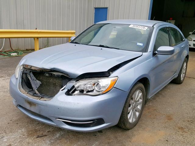 1C3CCBBB2DN513455 - 2013 CHRYSLER 200 TOURIN BLUE photo 2