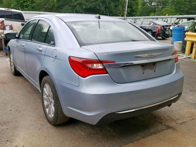 1C3CCBBB2DN513455 - 2013 CHRYSLER 200 TOURIN BLUE photo 3