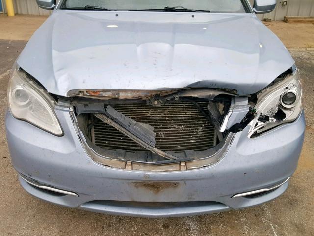 1C3CCBBB2DN513455 - 2013 CHRYSLER 200 TOURIN BLUE photo 9