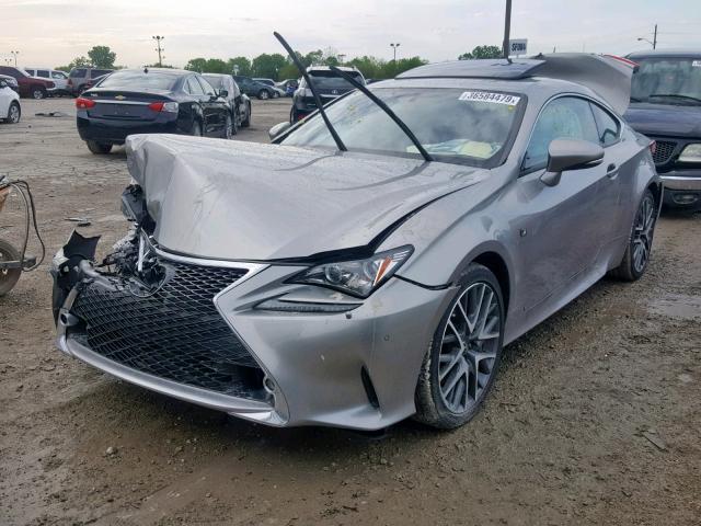 JTHSM5BC5G5000217 - 2016 LEXUS RC 300 SILVER photo 2