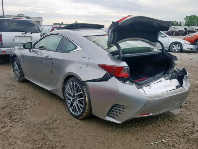 JTHSM5BC5G5000217 - 2016 LEXUS RC 300 SILVER photo 3