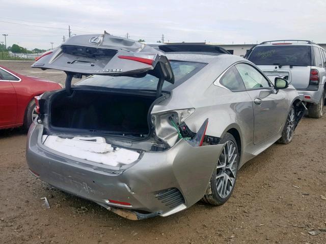 JTHSM5BC5G5000217 - 2016 LEXUS RC 300 SILVER photo 4