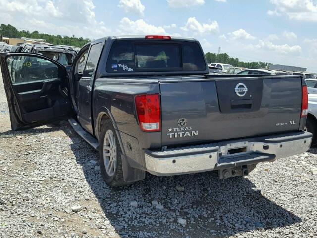 1N6BA0EDXBN311990 - 2011 NISSAN TITAN S GRAY photo 3