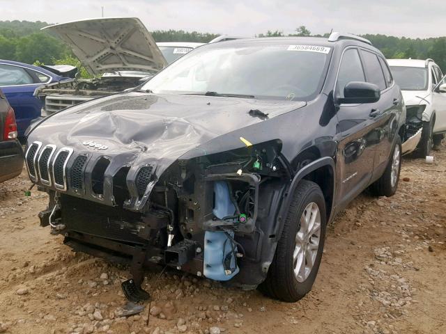 1C4PJMCS0FW552202 - 2015 JEEP CHEROKEE L BLACK photo 2