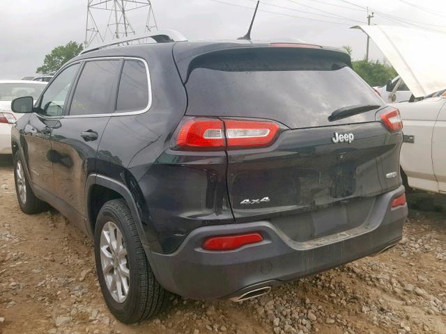 1C4PJMCS0FW552202 - 2015 JEEP CHEROKEE L BLACK photo 3