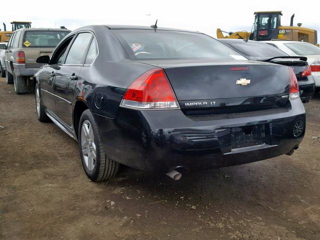 2G1WB5E32E1137790 - 2014 CHEVROLET IMPALA LIM BLACK photo 3