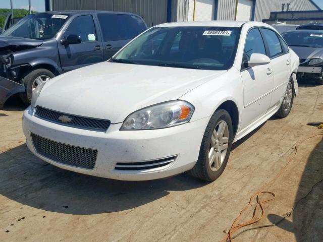 2G1WB5E35E1106677 - 2014 CHEVROLET IMPALA LIM WHITE photo 2